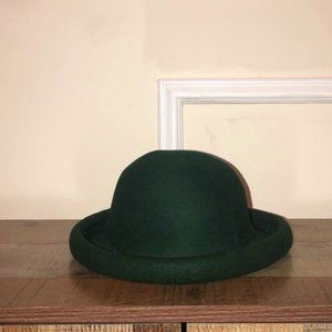 Green winter hat